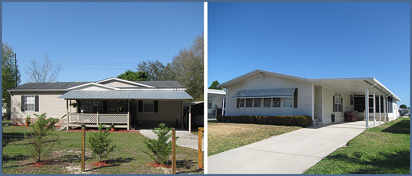 Figure 1 - Examples of mobile homes